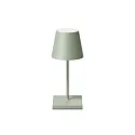battery table lamp NUINDIE MINI USB-C up / down, with USB connection, CCT Switch, with touch dimmer IP54, sage green dimmable