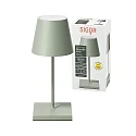 SIGOR battery table lamp NUINDIE MINI USB-C up / down, with USB connection, CCT Switch, with touch dimmer IP54, sage green dimmable
