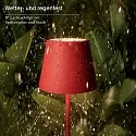 SIGOR battery table lamp NUINDIE MINI USB-C up / down, with USB connection, CCT Switch, with touch dimmer IP54, fire red dimmable