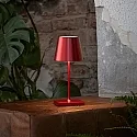 SIGOR LED Akku-Tischleuchte NUINDIE MINI USB-C, IP54, rund, 25cm, 2.2W 2200K/2700K (FlexMood), mit Touch-Dimmer + USB-C