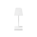 SIGOR LED Akku-Tischleuchte NUINDIE MINI USB-C, 25cm, 2,2W, Flex-Mood, 2200K/2700K, IP54, 168/197lm, Ra85, eckig, schneeweiß