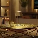 SIGOR LED Akku-Tischleuchte NUINDIE MINI USB-C, 25cm, 2,2W, Flex-Mood, 2200K/2700K, IP54, 168/197lm, Ra85, eckig, schneeweiß