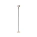 battery floor lamp NUINDIE USB-C up / down, with USB connection, CCT Switch, with touch dimmer IP54, dune beige dimmable
