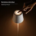 SIGOR LED-Akku-Stehleuchte NUINDIE USB-C, IP54, 120cm, 2.2W 2200K/2700K (FlexMood), mit Touch-Dimmer + USB-C, tannengrün