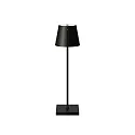 LED Akku-Tischleuchte NUINDIE TANGO, IP20, 2.2W (Flex-Mood), 2200K/2700K, 168/197lm, rund, dimmbar, graphitgrau