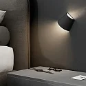 SIGOR LED Akku-Tischleuchte NUINDIE TANGO, IP20, 2.2W (Flex-Mood), 2200K/2700K, 168/197lm, rund, dimmbar, graphitgrau