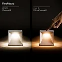 SIGOR LED-Akku-Tischleuchte NUTALIS, IP54, 2.8W 2200/2700K (FlexMood) 130lm, Easy-Connect, dimmbar, graphitgrau