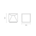SIGOR LED-Akku-Tischleuchte NUTALIS, IP54, 2.8W 2200/2700K (FlexMood) 130lm, Easy-Connect, dimmbar, graphitgrau