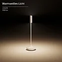 SIGOR battery table lamp NUCANDLE with touch dimmer IP54, glossy, white dimmable