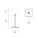 SIGOR Ersatzfuß NUINDIE MINI USB-C 18 cm, IP54, dünenbeige