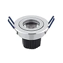 LED Downlight Modul ARGENT, 9W, 600lm, 3000K, 36°, dimmbar, Alu gebürstet