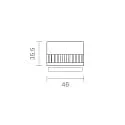 SIGOR LED Modul FUSION, 5,5W, 2700K, 470lm, dimmbar, schwarz