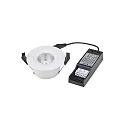SIGOR LED Einbauleuchte ARGENT, 36°, 8W, 2000-3000K, 450lm, DTW, IP54, schwenkbar, weiß