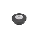 recessed luminaire DILED 60 flat, rigid IP30, black dimmable 5W 330lm 3000K 36° 36° CRI 95