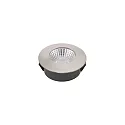 LED Möbel-Einbau-Downlight DILED 60, IP30, Ø 6.7cm, 5W 2700-2100K 300lm 36°, CRi 95, Dim-2-Warm, starr, stahl