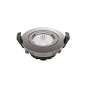 recessed luminaire DILED 68 swivelling IP20, chrome, black dimmable 6W 380lm 3000K 36° 36° CRI 95