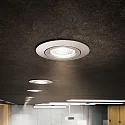SIGOR LED Einbau-Downlight DILED 68, IP20, Ø 8.5cm, 10W 2700-2100K 610lm 36°, CRi 95, Dim-2-Warm, schwenkbar, weiß