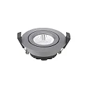 LED Einbau-Downlight DILED 68, IP30, Ø 8.5cm, 6W 2700-2100K 360lm 36°, CRi 95, Dim-2-Warm, schwenkbar, anthrazit