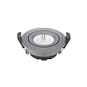 LED Einbauleuchte DILED 68, IP20, Ø 8.5cm, 6W 3000K 380lm 36°, CRi 95, dimmbar, schwenkbar, anthrazit