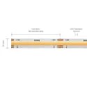 SIGOR LED Stripe COB TW, 5m, 18W/m, 2700K/4000K, 24V, 640 LED/m, 680/713lm/m