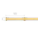 SIGOR LED Streifen COB NARROW, 5m, 10W/m, 512 LED/m, 2700K, 950lm/m, Ra90, 24V, IP20