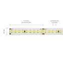 SIGOR LED Streifen HE PRO, 5m, 12W/m, 180 LED/m, 4000K, 2467lm/m, Ra90, 24V, IP20