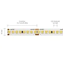 SIGOR LED Strip PRO LED, 18W/m, 2700K, 5m, 192 LED/m, IP20, 24V, 2288lm, Ra90