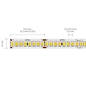 SIGOR LED Strip PRO LED, 21,6W/m, 3000K, 5m, 240 LED/m, IP20, 24V, 2877lm, Ra90