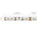 SIGOR LED Strip DIM TO WARM LED, 8,6W/m, 2700-2300K, 5m, 224 LED/m, IP20, 24V, 570lm, Ra90