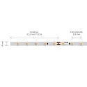 SIGOR 7,2W/m EXPERT SLIM LED-Streifen 2700K 5m 112LED/m IP20 24V 690lm Ra90, extraschmaler LED-Streifen (4 mm)