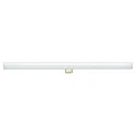 LED Linienlampe LUXAR 1-Sockel 827, 230V, Ø 3cm / L 50cm, S14d, 9W 2700K 700lm 270°, nicht dimmbar, opal