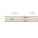 SIGOR 9,6W/m PRO LED-Streifen 2700K 5m 128 LED/m IP68 24V 1248lm RA90, IP65 – IP68 LED Lichtstreifen