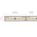 SIGOR 14,4W/m PRO LED-Streifen 3000K 5m 160 LED/m IP68 24V 1872lm RA90, IP65 – IP68 LED Lichtstreifen