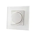 luxigent Wall remote control rotary knob 1 channel, DIM, reach 20-30m, flat design, removable frame