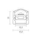 SIGOR Surface-mounted profile angle 12, 2m