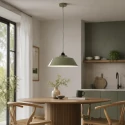 Mexlite Pendelleuchte NOVÉ, Ø 42cm, E27, grün