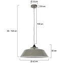 Mexlite Pendelleuchte NOVÉ, Ø 42cm, E27, grün