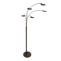 Mexlite LED Stehleuchte SYNNA, 5-flammig, 5×4,9W, 2700K, 5×500lm, IP20, cacao