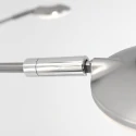 Mexlite LED Stehleuchte SYNNA, 5-flammig, drehbare Köpfe, 5x 4.5W 2700K 500lm, mit Schnurdimmer, stahl gebürstet
