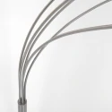 Mexlite LED Stehleuchte SYNNA, 5-flammig, drehbare Köpfe, 5x 4.5W 2700K 500lm, mit Schnurdimmer, stahl gebürstet