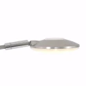 Mexlite LED Stehleuchte SYNNA, 5-flammig, drehbare Köpfe, 5x 4.5W 2700K 500lm, mit Schnurdimmer, stahl gebürstet