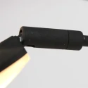 Mexlite LED Stehleuchte SYNNA, 5-flammig, drehbare Köpfe, 5x 4.5W 2700K 500lm, mit Schnurdimmer, schwarz matt