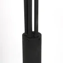 Mexlite LED Stehleuchte SYNNA, 5-flammig, drehbare Köpfe, 5x 4.5W 2700K 500lm, mit Schnurdimmer, schwarz matt