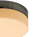 Steinhauer Outdoor LED Deckenleuchte IKARO, IP44, zylindrisch, Ø 24cm, 18W 290K 1440lm, dimmbar, Mattglas, stahl gebürstet