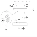 Steinhauer Outdoor LED Deckenleuchte IKARO, IP44, zylindrisch, Ø 24cm, 18W 290K 1440lm, dimmbar, Mattglas, stahl gebürstet