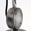 Steinhauer Pendelleuchte BIKKEL, Ø 45cm, E27 max. 60W, Metall antik / Rauchglasschirm / Abdeckung satiniert