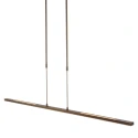 Steinhauer LED Pendelleuchte ZELENA, Up/Down, 122cm, 17+8W 2200-4000K (CCT) 1680+840lm, CRi >90, mit Touch-Dimmer, bronze gebürstet
