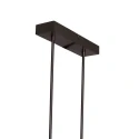 Steinhauer Steinhauer Pendant luminaire ZELENA LED, 3 flames, black