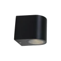 Steinhauer Steinhauer Outdoor wall luminaire LOGAN, 1 flame, GU10, round, black