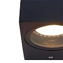 Steinhauer Steinhauer Outdoor wall luminaire LOGAN, 1 flame, GU10, round, black